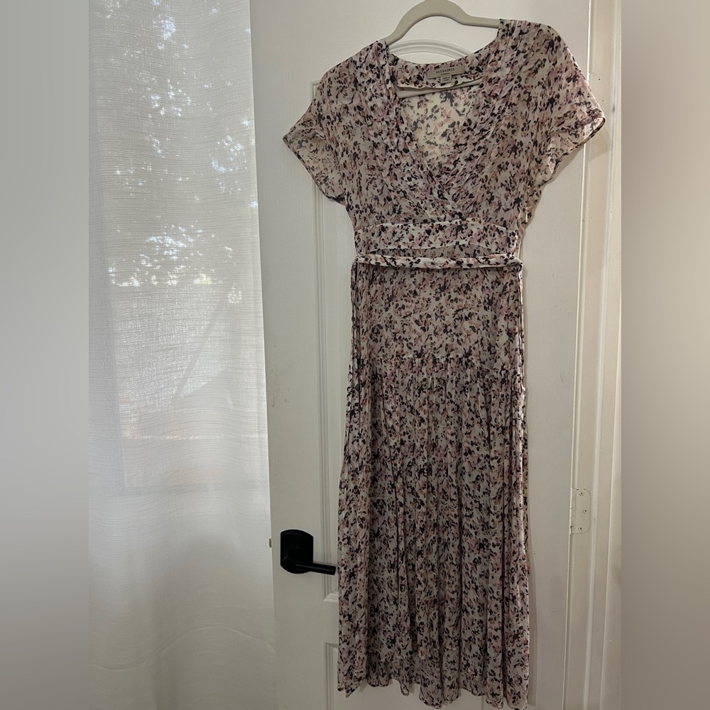 Floral V-Neck Maxi Dress